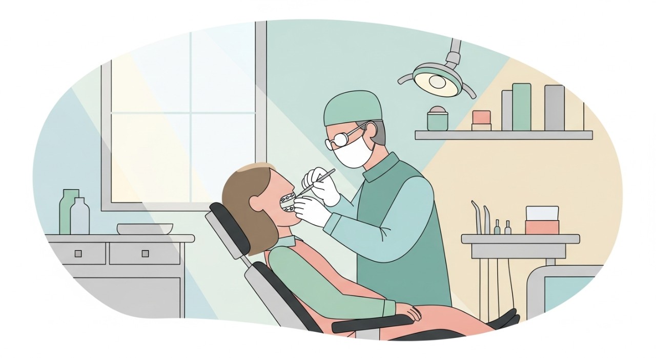 kos buka braces di klinik kerajaan