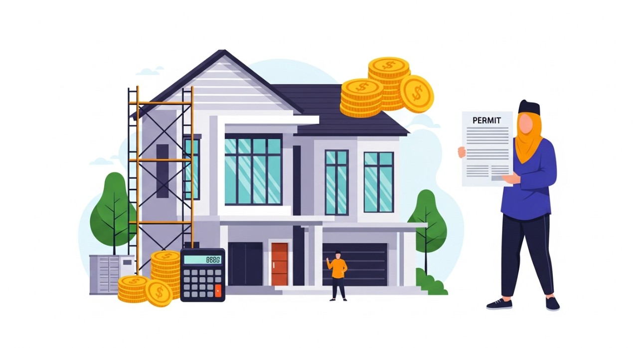 kos permit ubahsuai rumah