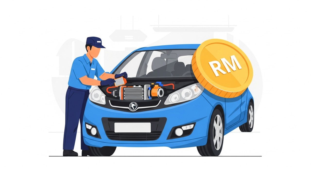 kos tukar cooling coil iriz