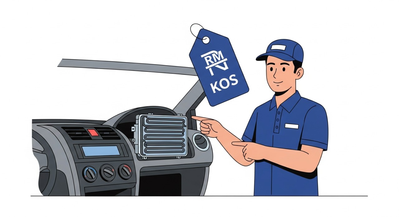 kos tukar cooling coil viva