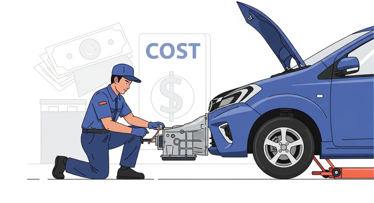 kos tukar gearbox manual ke auto myvi