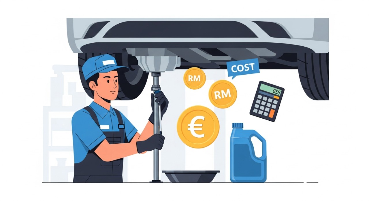 kos tukar minyak gearbox auto