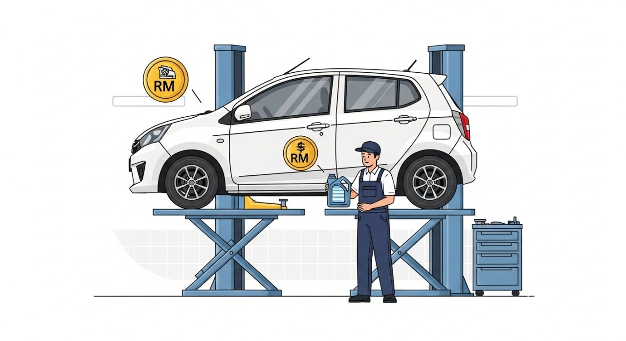 kos tukar minyak gearbox