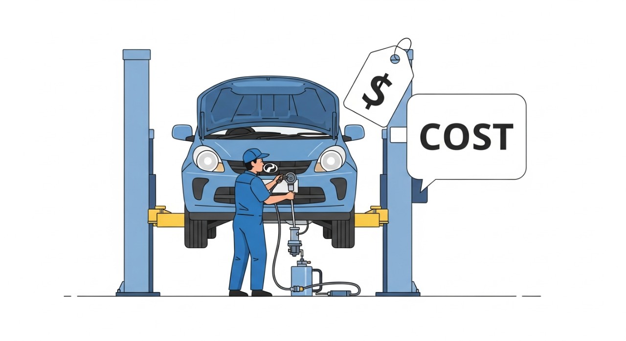 kos tukar minyak gearbox viva auto