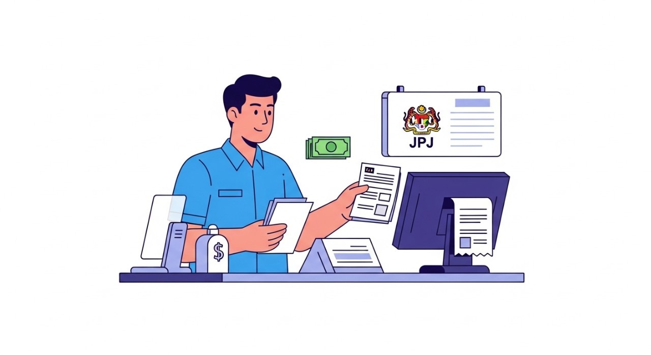 kos tukar nama motor di jpj