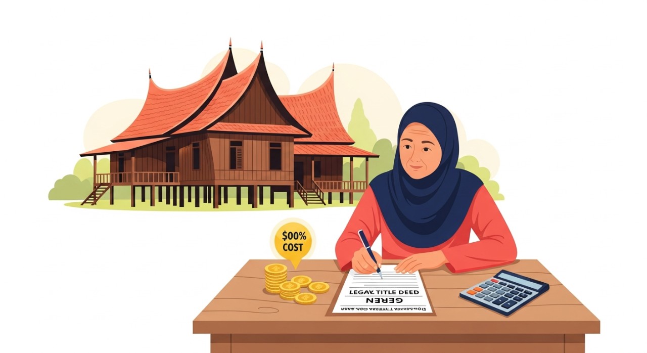 kos tukar nama rumah pusaka