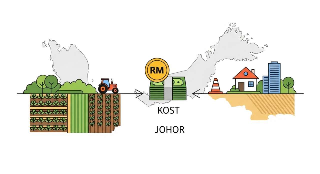 kos tukar status tanah pertanian ke bangunan johor