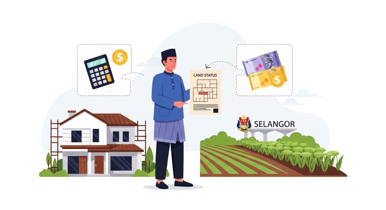 kos tukar status tanah pertanian ke bangunan selangor