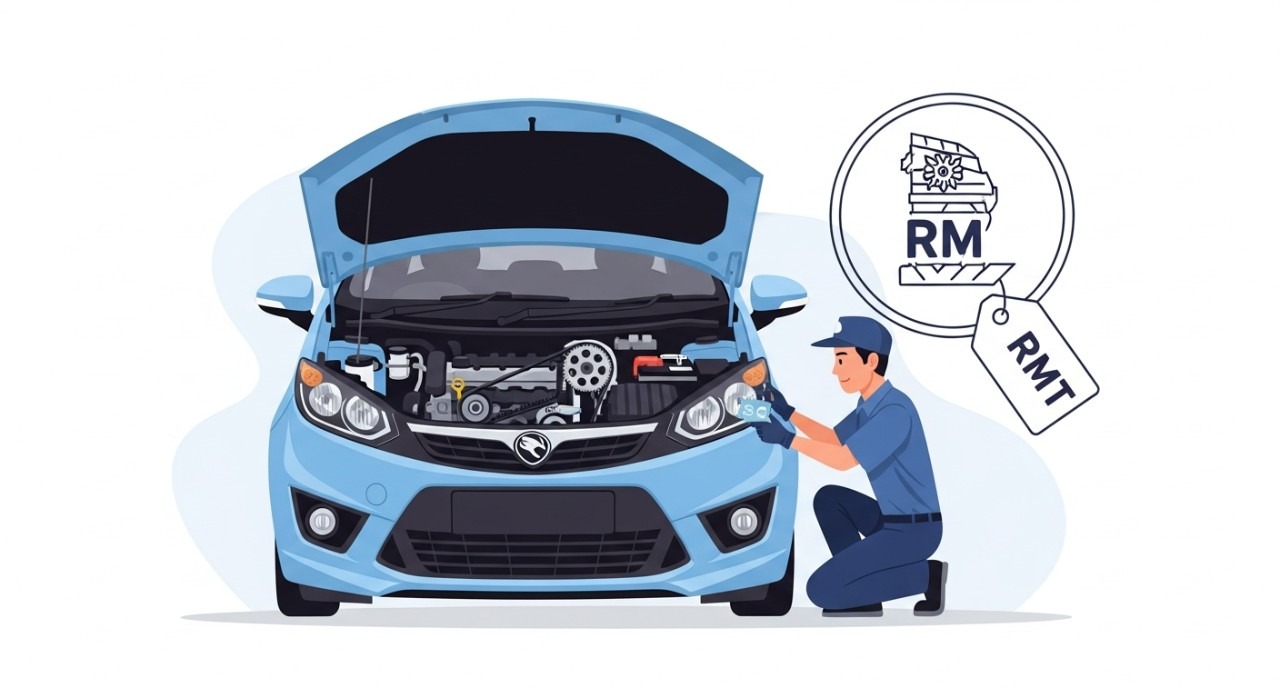 kos tukar timing belt iriz