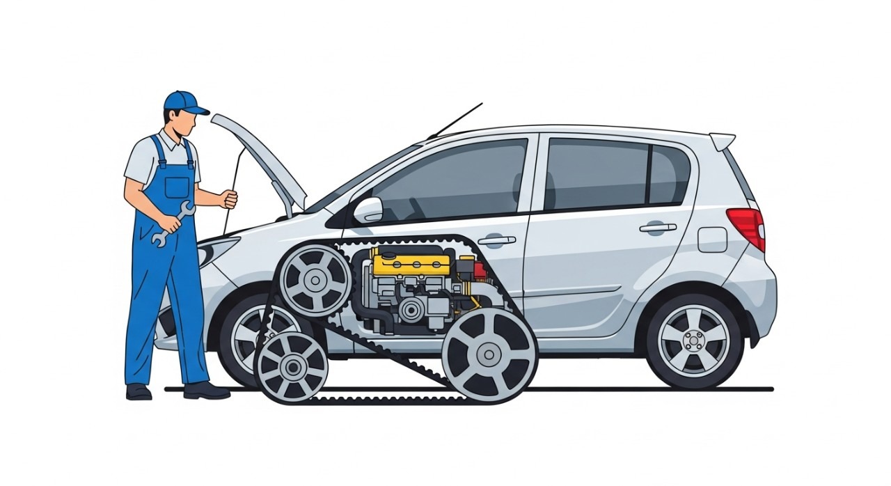 kos tukar timing belt persona
