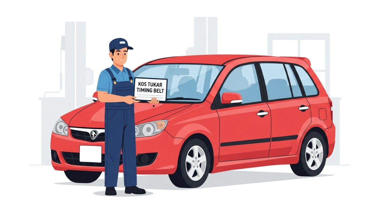 kos tukar timing belt waja