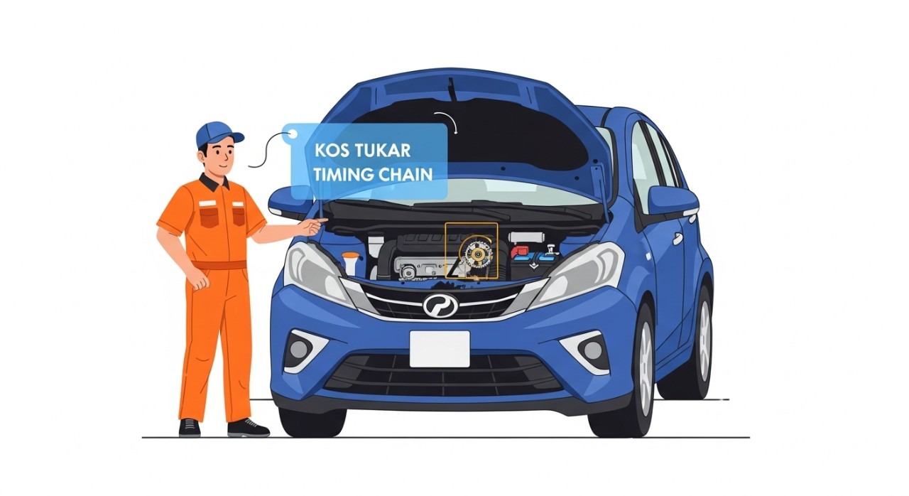 kos tukar timing chain myvi