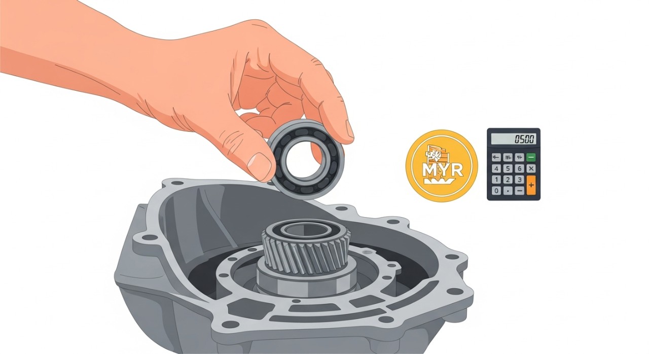 kos umum tukar bearing