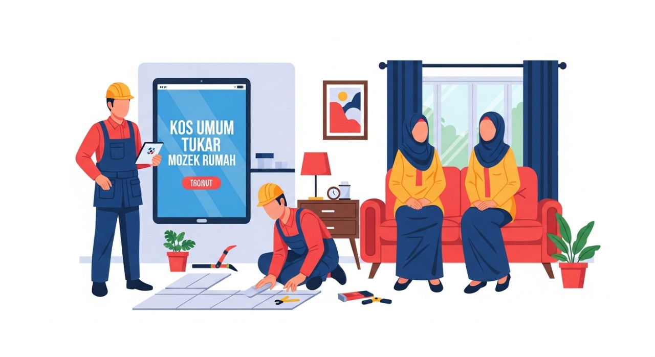 kos umum tukar mozek rumah